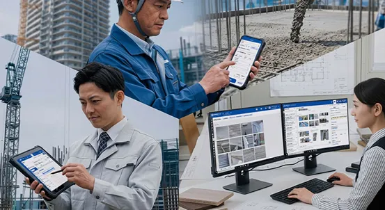 現場に関わる全員が使えるから生産性が上がる